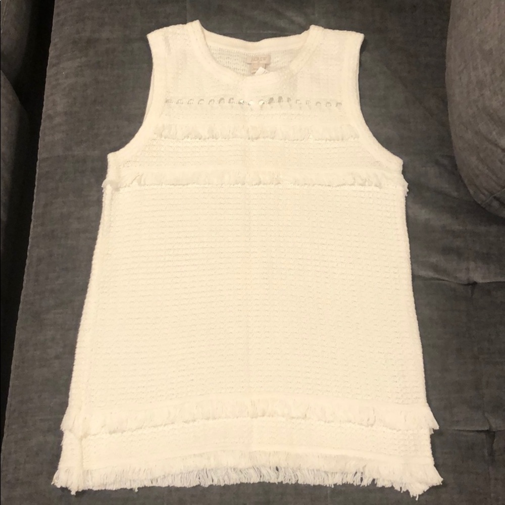 J.Crew sleeveless sweater top